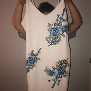 2 floral dresses